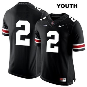 Youth NCAA Ohio State Buckeyes Chase Young #2 College Stitched No Name Authentic Nike White Number Black Football Jersey FD20E30QI